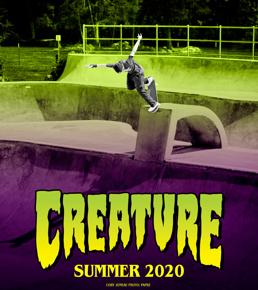 creature skateboards hat