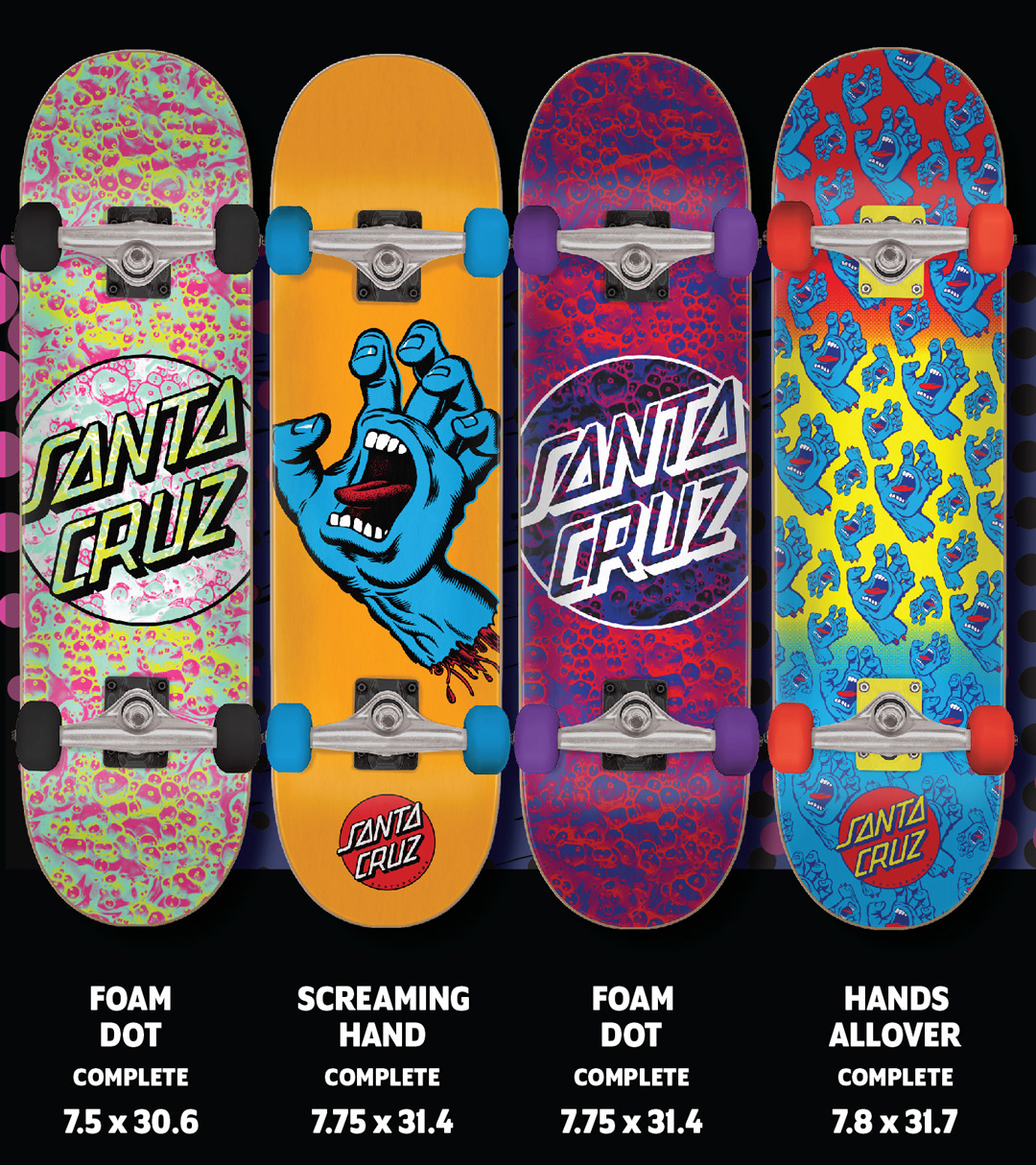 Featured image of post Cool Skateboard Decks Santa Cruz Shop for santa cruz skateboard decks online at tactics boardshop