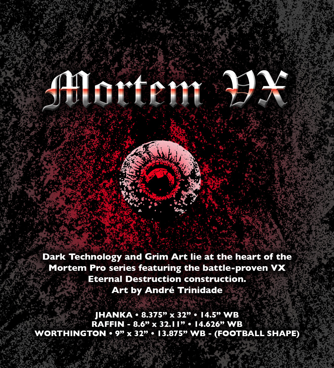 Creature Skateboards Mortem Pro Series VX Eternal Destruction Construction André Trinidade Jhancarlos Gonzalez Peter Raffin John Worthington