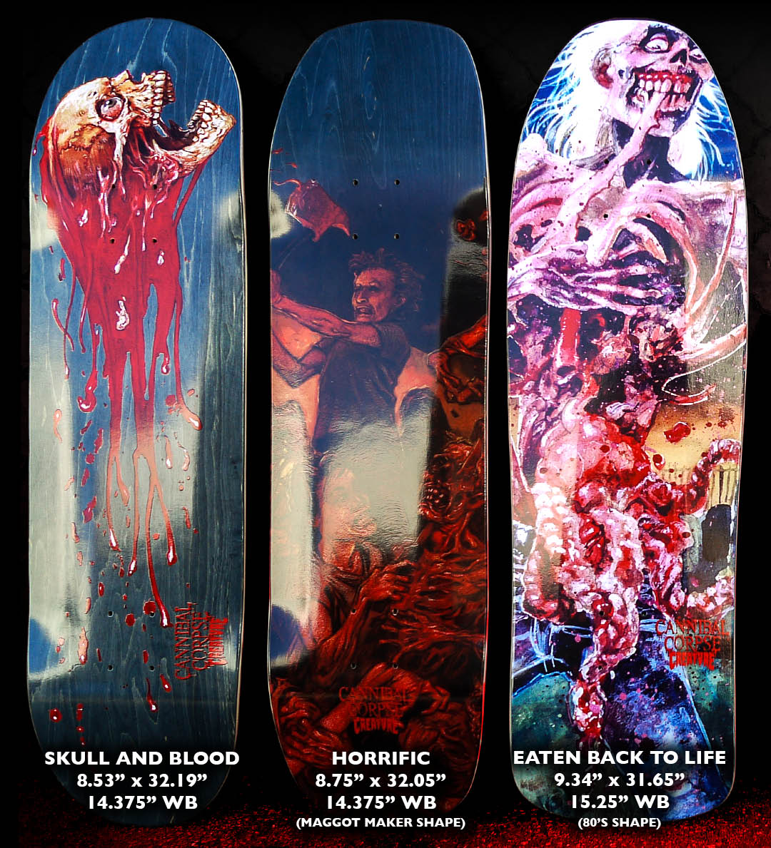 Creature Skateboards Cannibal Corpse Collab