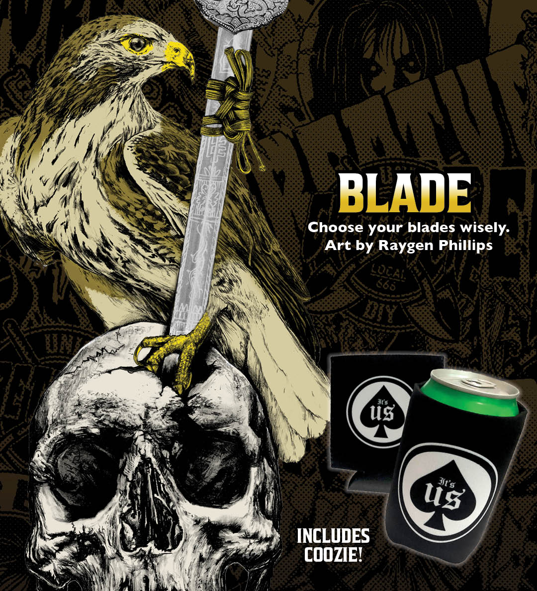 Creature Skateboards Blade Pro Series Milton Martinez Collin Provost Art by Raygen Phillips Stumps