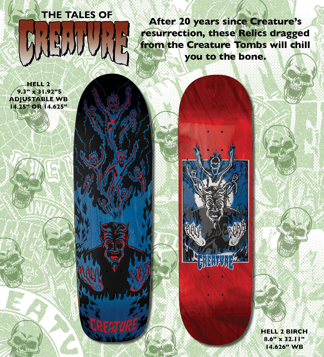 Amazon.com : Creature Skateboard Complete Galaxy Logo Green