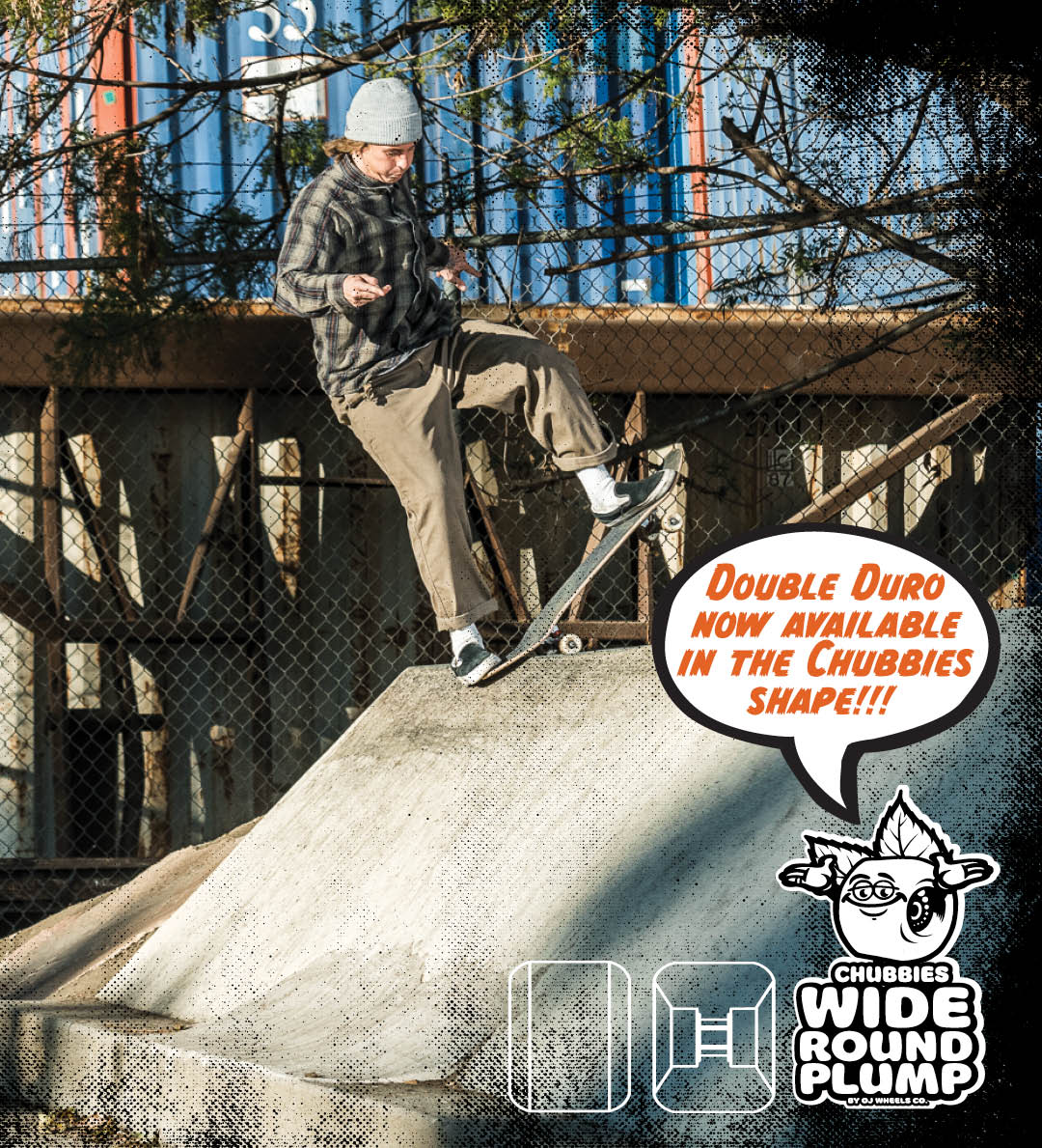 Harder Outer. Softer Inner. Double Duros roll smooth without compromising slide.