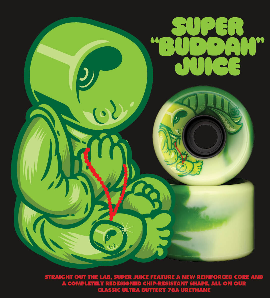 Cru-Zen! 55mm and 60mm Jade Swirl Super Juice. Blaze All Terrains.