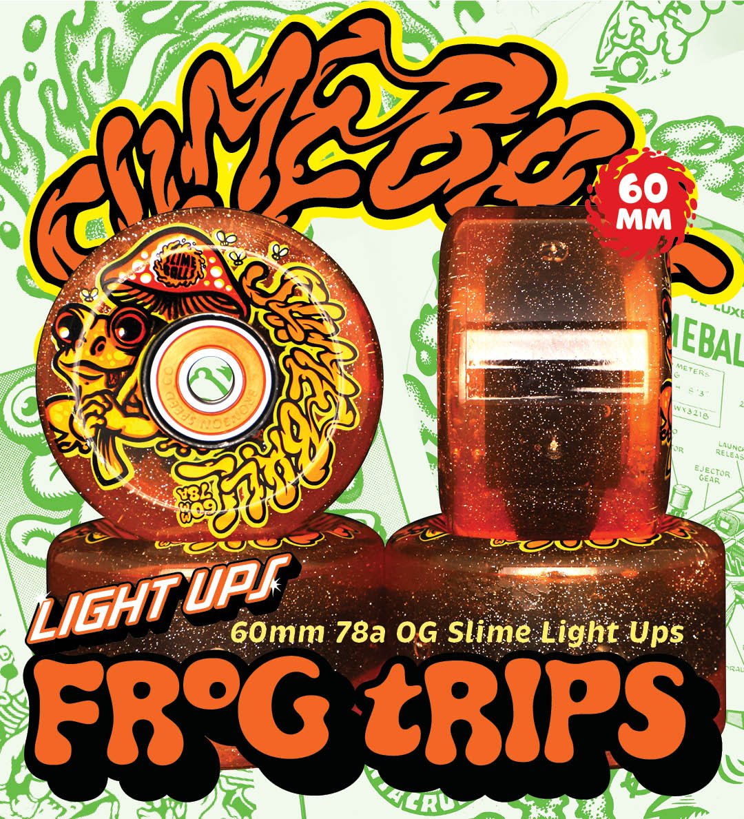 Frog Trips 60mm 78a OG Slime Light Ups