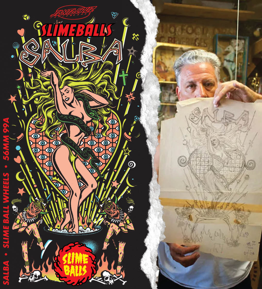 Slime Balls Salba Witch doctor reissue wheels. 56mm 99a.