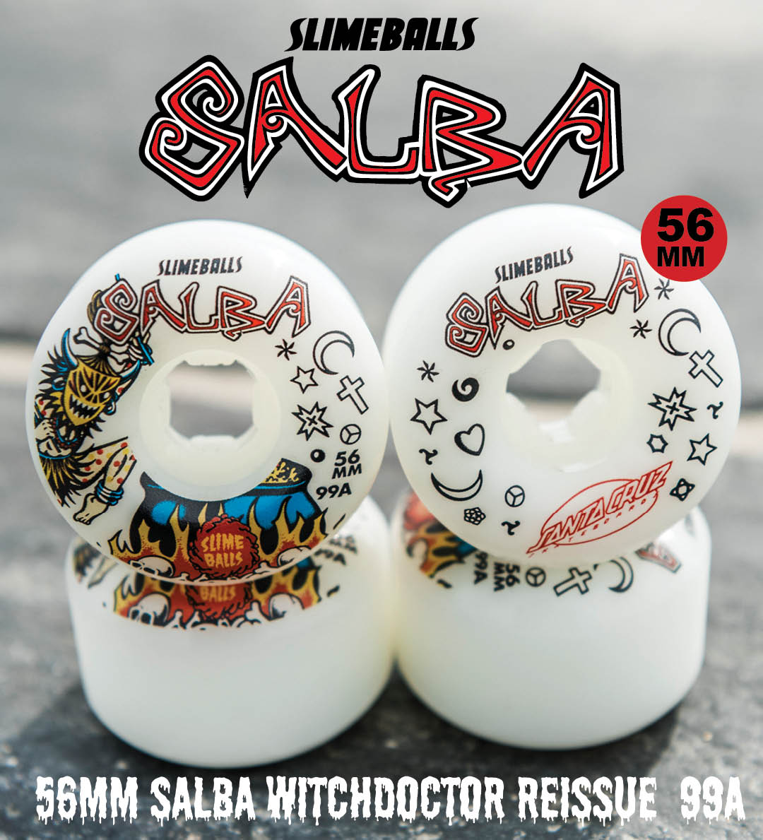 Slime Balls Salba Witch doctor reissue wheels. 56mm 99a.