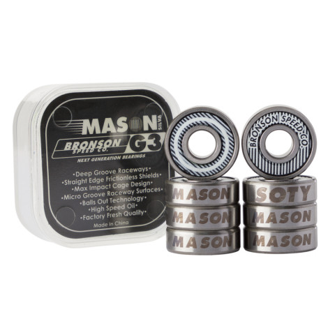 Bronson Mason Silva G3 Skateboard Bearings