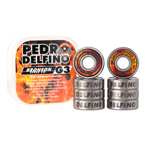 Pedro Delfino G3 Bronson Skateboard Bearings