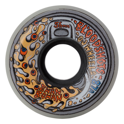 OJ 56mm Bowman Bloodshots Keyframe 87a Skateboard Wheels OJ