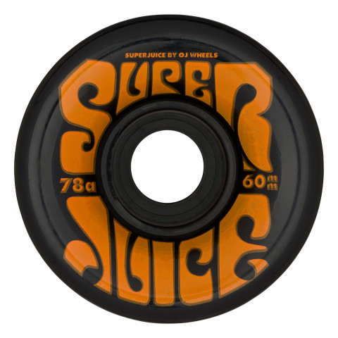 OJ 60mm Super Juice Black 78a Skateboard Wheels