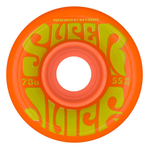 OJ 55mm Mini Super Juice Orange Green 78a Skateboard Wheels