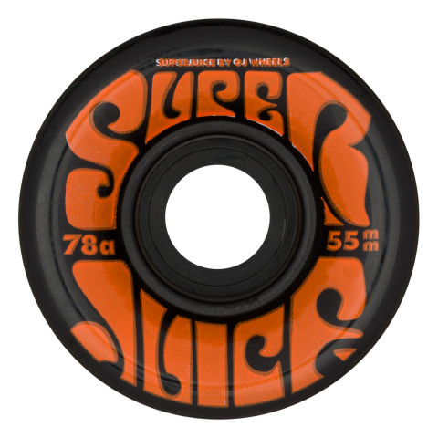 OJ 55mm Mini Super Juice Black 78a Skateboard Wheels