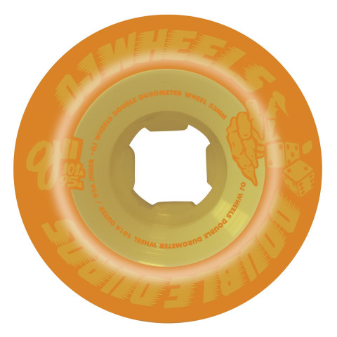 53mm Double Duro Pastel Orange Yellow Mini Combo 101a/95a