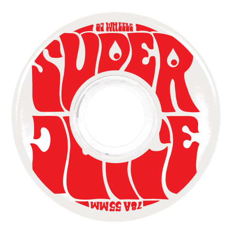 OJ 55mm Mini Super Juice White 78a Skateboard Wheels