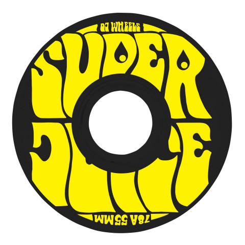 OJ 55mm Mini Super Juice Black 78a Skateboard Wheels