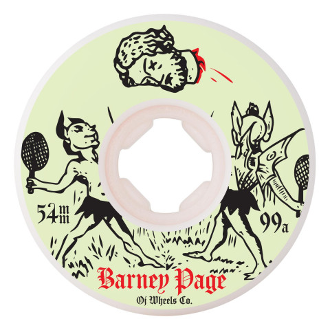 54mm Barney Page Original White Hardline 99a