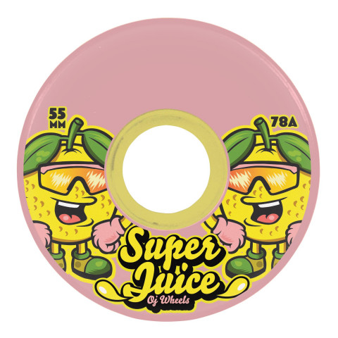 OJ 55mm Paloma Pink Mini Super Juice 78a Skateboard Wheels