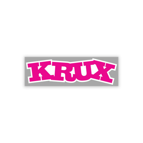 Krux Jumble Chunk Logo 4in Stickers (25 Pack)