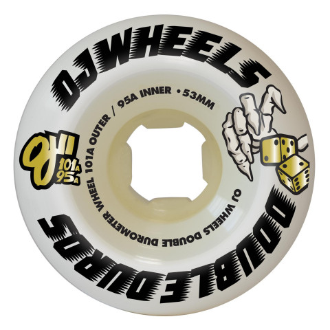 53mm Double Duro White Mini Combo 101a/95a 