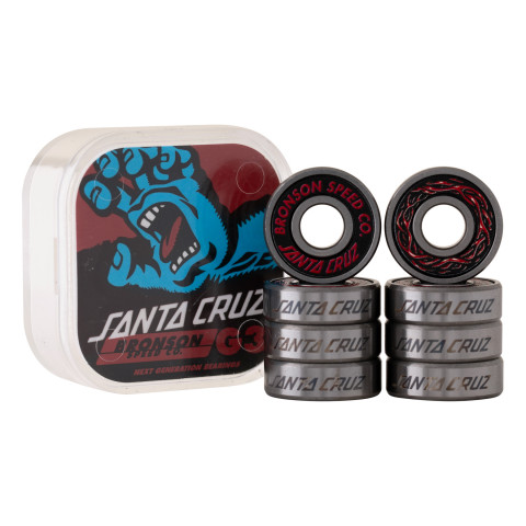 Bronson Speed Co X Santa Cruz G3 Skateboard Bearings