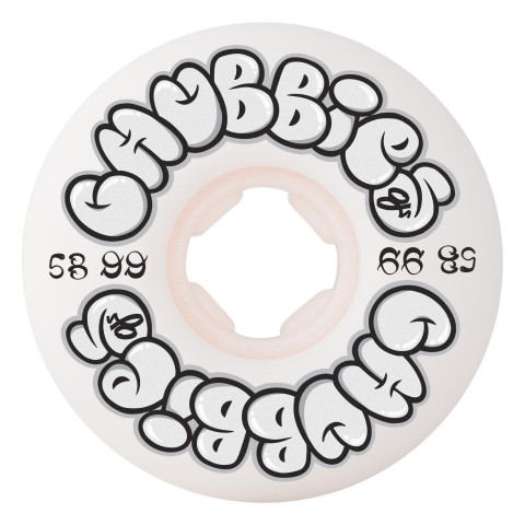 OJ 58mm Throw Ups Chubbies 99a Skateboard Wheels