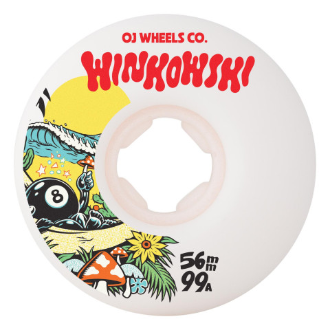 OJ 56mm Winkowski Mushroom Elite Mini Combo 99a Skateboard Wheels