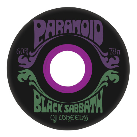 60mm Black Sabbath Paranoid Super Juice Black 78a 