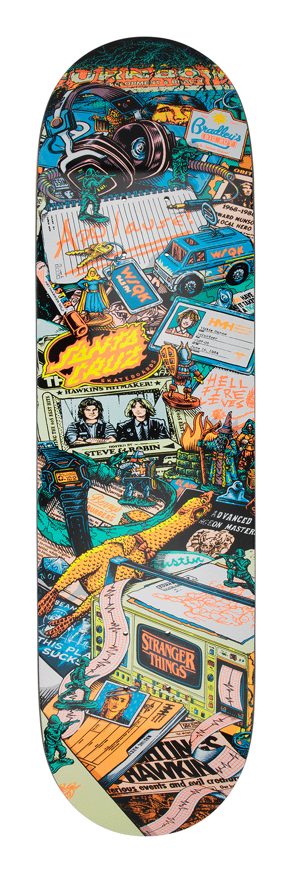 Santa Cruz 8.5in Stranger Things Season 5 Skateboard Deck