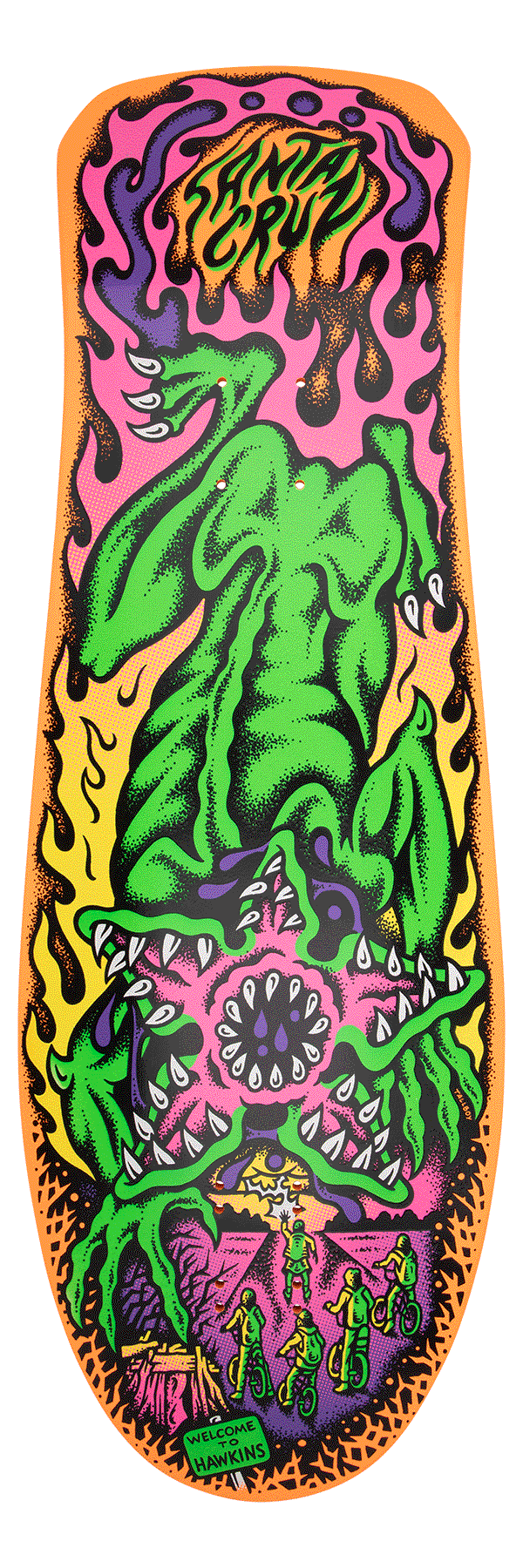 10.3in Stranger Things Salba Demogorgon Skateboard Deck