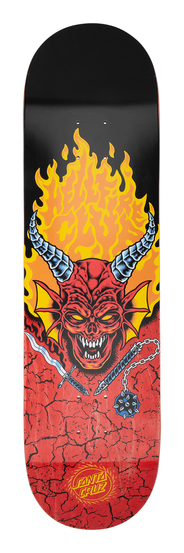 Santa Cruz 8.25in Stranger Things Hellfire Club Skateboard Deck