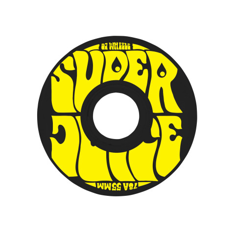 OJ 55mm Mini Super Juice Black 78a Skateboard Wheels