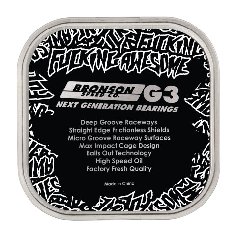 Bronson Fucking Awesome G3 Skateboard Bearings